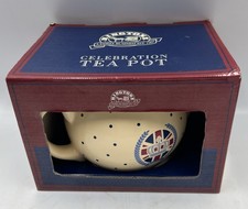 Ringtons Celebration Teapot by Wade - Union Jack & Bunting Design - New in Box
