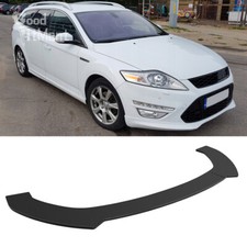 For Ford Mondeo MK3 MK4 Gloss Black Front Bumper Protector Spoiler Lip Splitter