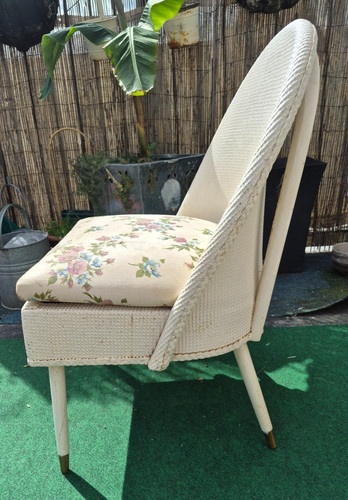 Vintage wicker chair - wicker,