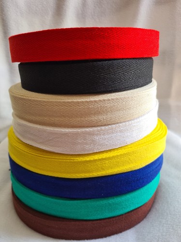 Cotton webbing herringbone - cotton,