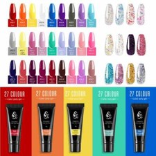 Poly Build  Gel DIY Kit Jelly Crystal Nail Art Glue Quick Extension POLYGEL set