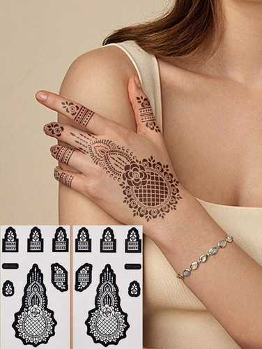 New henna stencil mehndi - new,