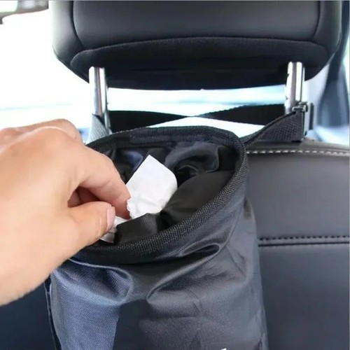 Foldable car trash bin - foldable,