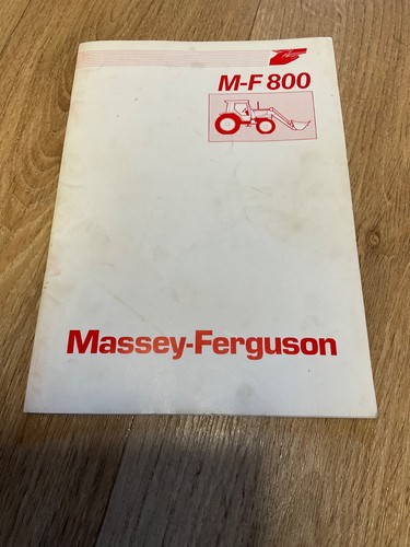 Massey ferguson 800 - massey, loader