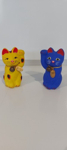Pair maneki neko lucky - pair, cats