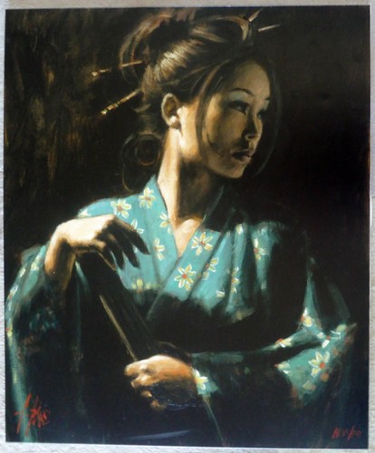 Fabian perez geisha en - "geisha,