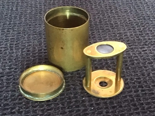 Antique brass thread counter - brass,