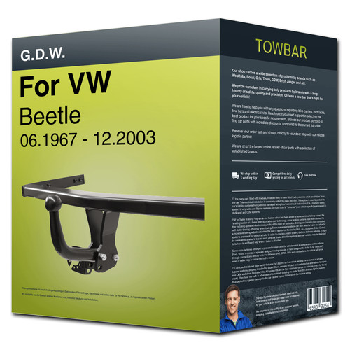 Towbar fixed for beetle - fixed, ›for