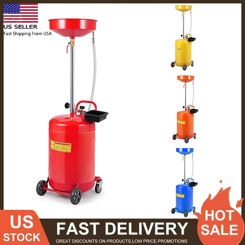 Waste oil drain tank - waste, portable