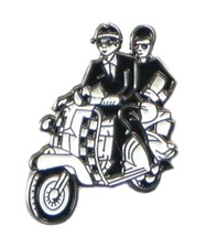 Scooter Checkers Pair Metal