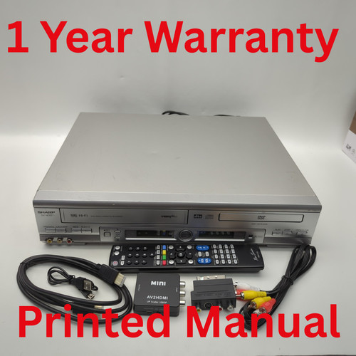 Sharp nc65h vcr dvd combo - vcr,