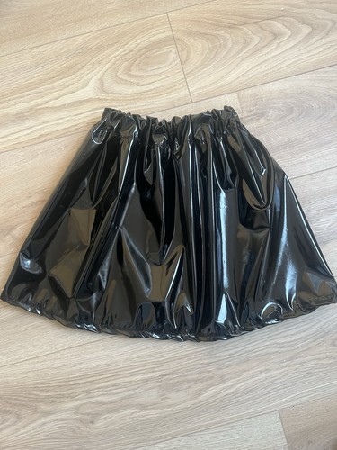 Pvc skirt black - skirt,