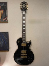 Orville by Gibson Les Paul Custom LPC Black 3.44kg Electric Guitar W/Hard Case