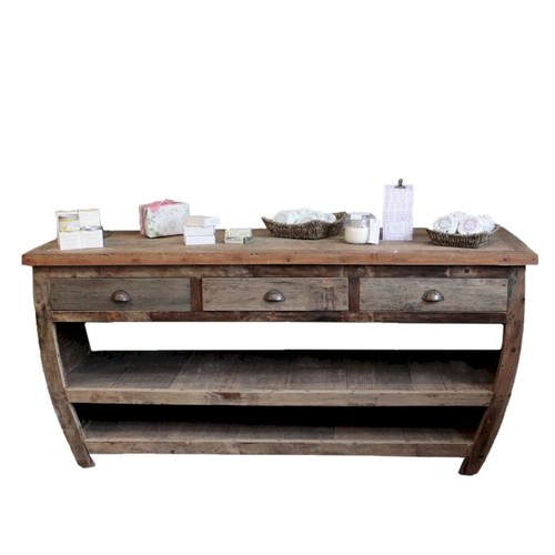 Handmade teak wood sideboard - handmade,