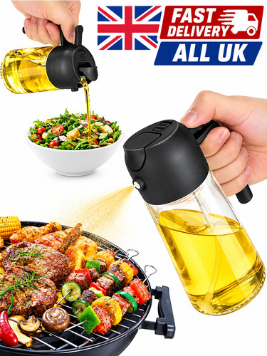 Oil spray bottle - 2-in-1,