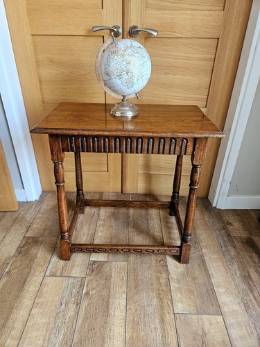Vintage priory oak hall table - vintage,