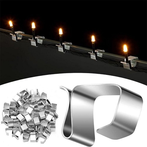 50pcs christmas light clips - christmas,