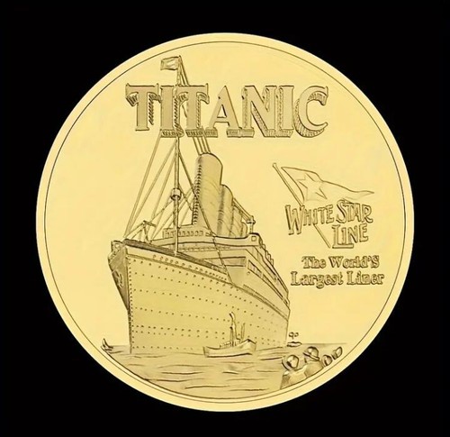 Titanic gold plated - titanic,