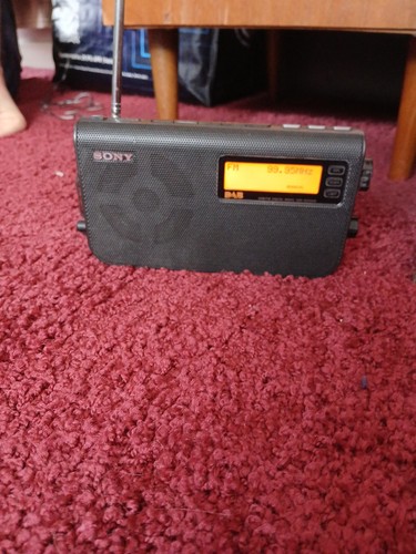 Sony dab radio black serial - sony,