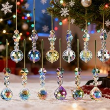 12PCS Crystal Glass Ball Decor