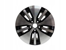 1x alloy wheel 16 inch 6.5" 5x112 46ET gloss black 5GE601025 VW Golf Vii