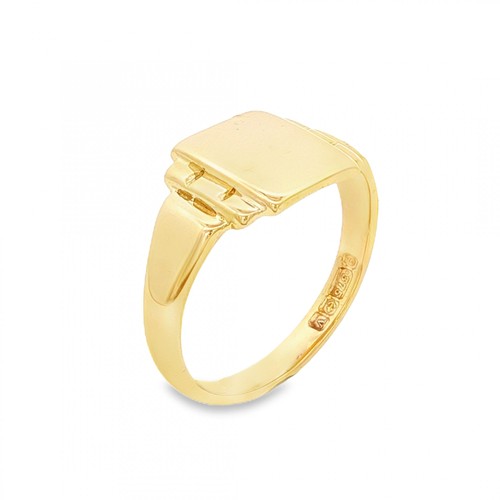9ct yellow gold rectangular - 9ct,