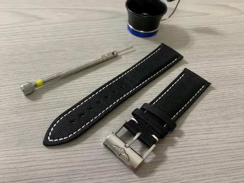 22mm breitling black - 22mm,