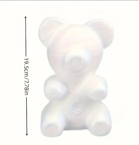 Foam bear model - model, decorations