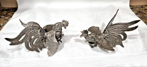 Vintage pair silver plated - pair,