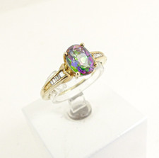 9ct Gold Mystic Topaz Ring