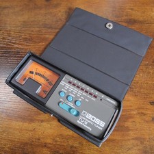 BOSS TU-12 Chromatic Tuner - Tested/Works - Includes Case