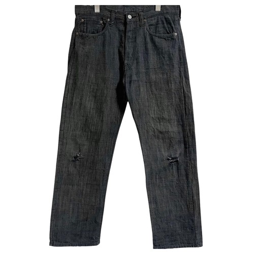 Sugar cane black denim jeans - denim,