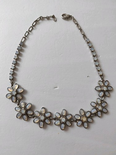 Vintage silver tone necklace - vintage,