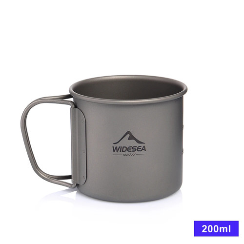 Camping mug titanium cup - camping,
