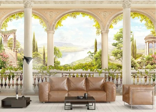 Stone pillar arch - pillar,