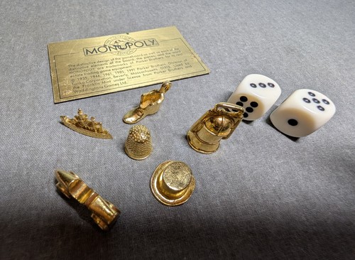 Franklin mint monopoly - franklin, gold