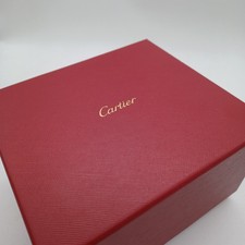  Cartier Watch Box Red Burgundy OK Used Condition Travel Pouch Case 