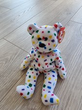 ? Rare 2000 Ty Beanie Baby “2K” – Multicolour Confetti – Tag Errors ?