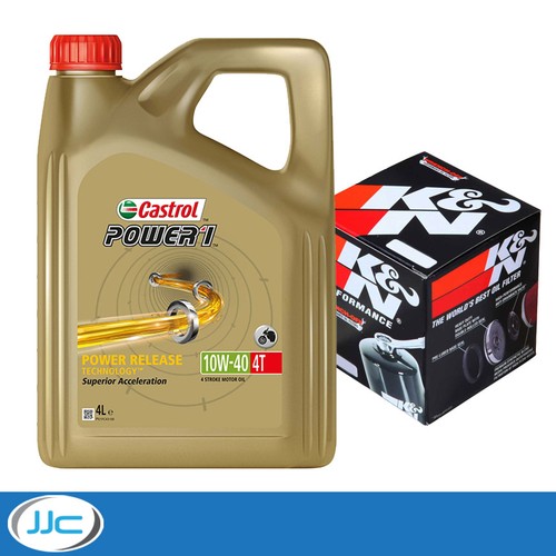 Castrol power 10w40 - power, k&n