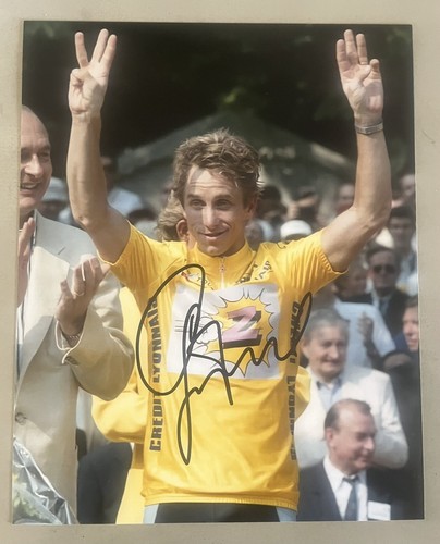 Greg lemond hand signed 10x8 - lemond,