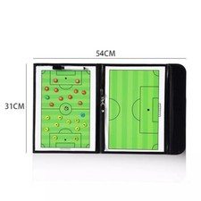 Magnetic Football Tactics Board Coaching Tactic Training Board Book Folder