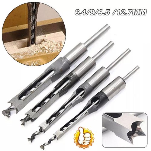 4pcs square hole drill bit - square,