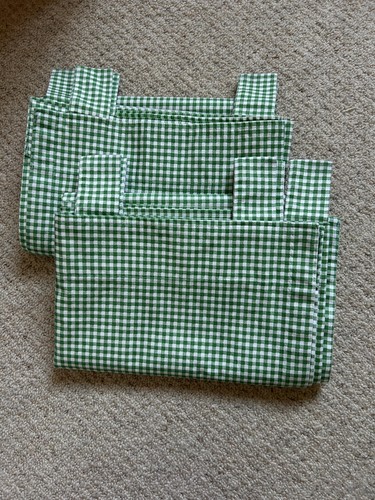 Next green gingham tab - green,