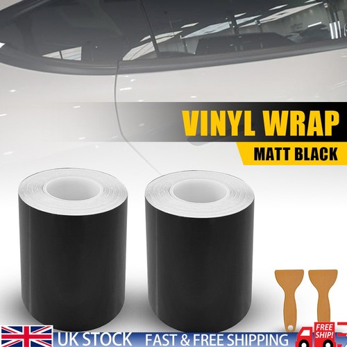 Matte black 10cmx10m - 2x,