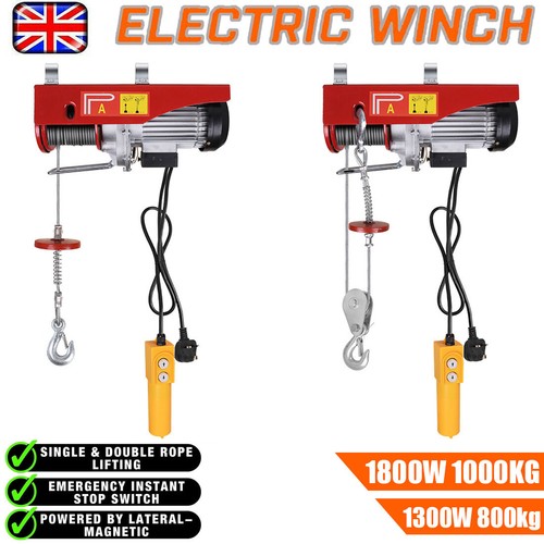 1800w electric hoist 1000kg - 1800w,