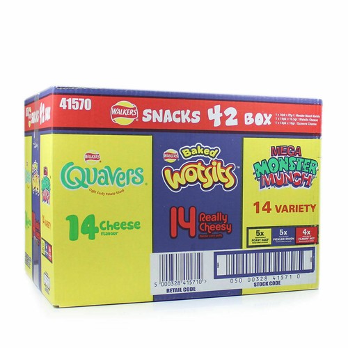 Walkers snack pack - pack, variety