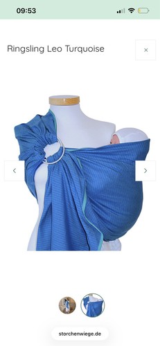 Storchenwiege blue turquoise - storchenwiege,