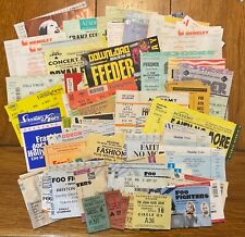 Original Concert Tickets
