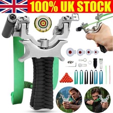 Powerful Hunting Slingshot Catapult High Velocity Laser Aiming Sight + 300 Ammo
