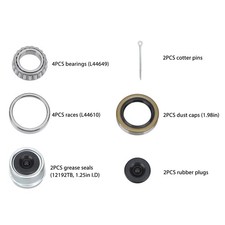 2 Sets Boat Trailer Axle